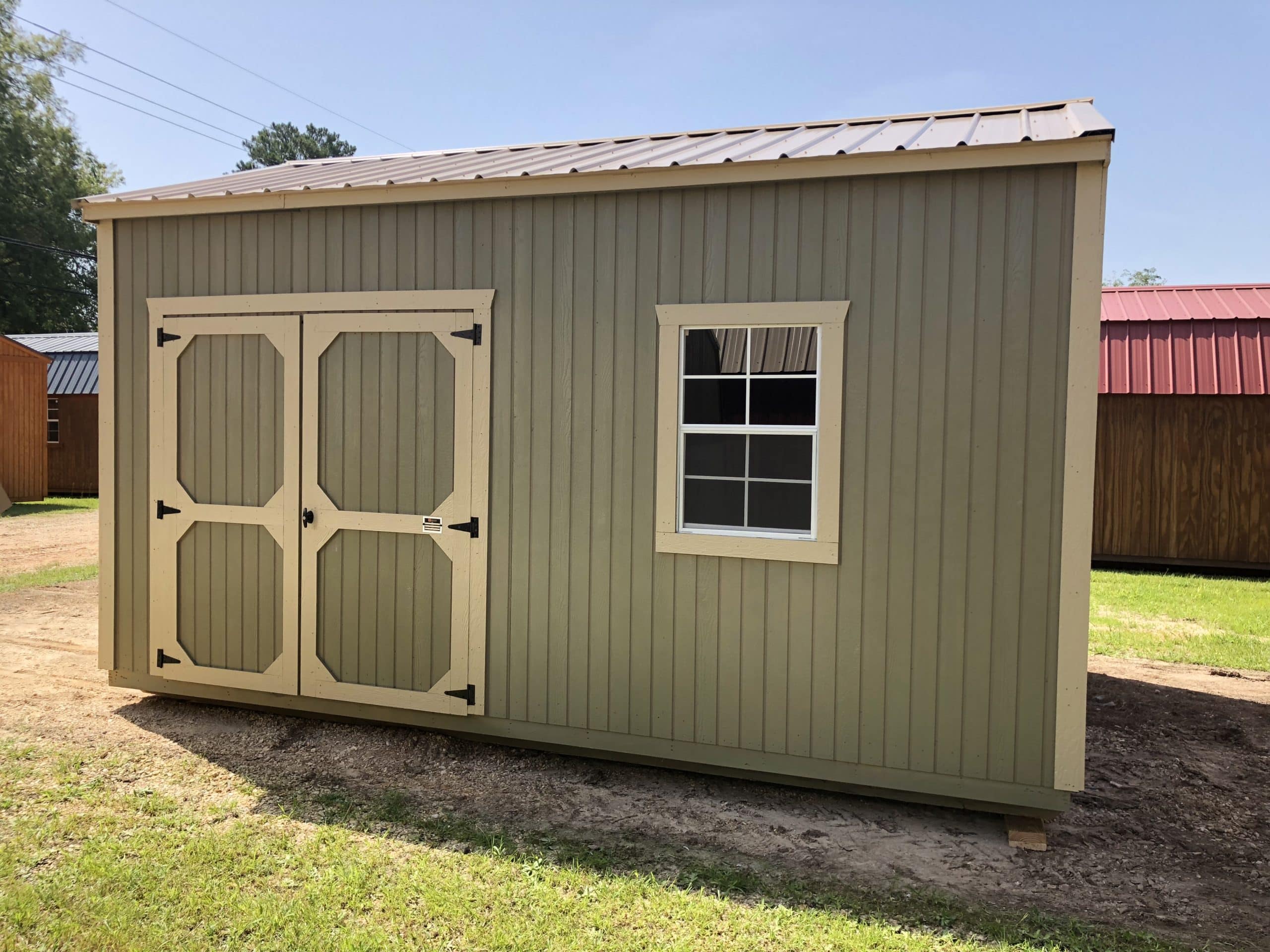 Graceland Garden Shed Portable shed for sale at Bayou Outdoors